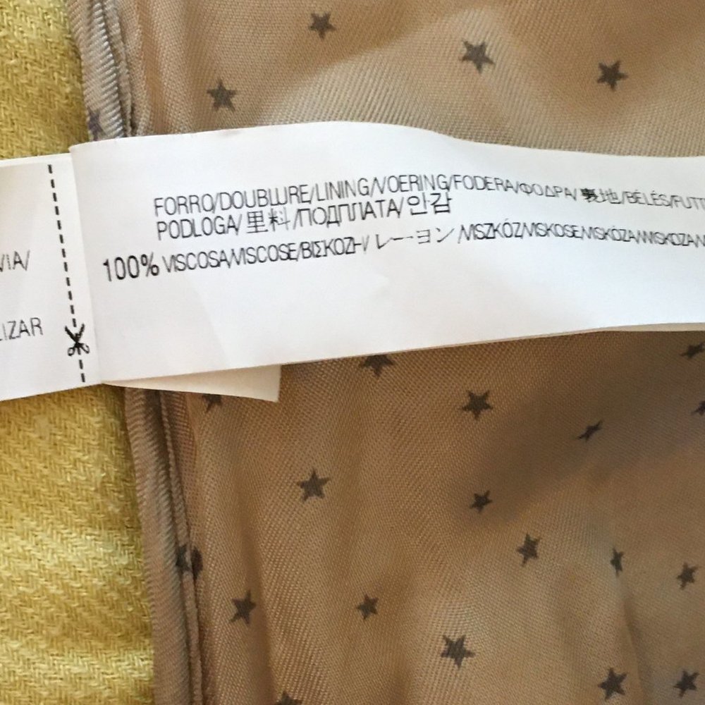 Zara Yellow Spring Jacket - Picture 9 of 9
